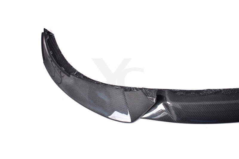 Carbon Fiber CF MS Style Front Lip & Splitter Fit For 2019-2022 Porsche Taycan J1 4/4S