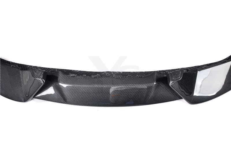 Carbon Fiber CF MS Style Front Lip & Splitter Fit For 2019-2022 Porsche Taycan J1 4/4S