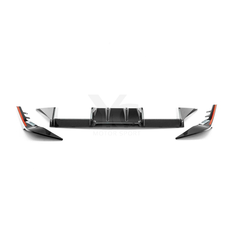 Dry Carbon Fiber DCF PF Edition 1 Style Rear Lip Diffuser Fit For 2023-2024 BMW G87 M2 R44
