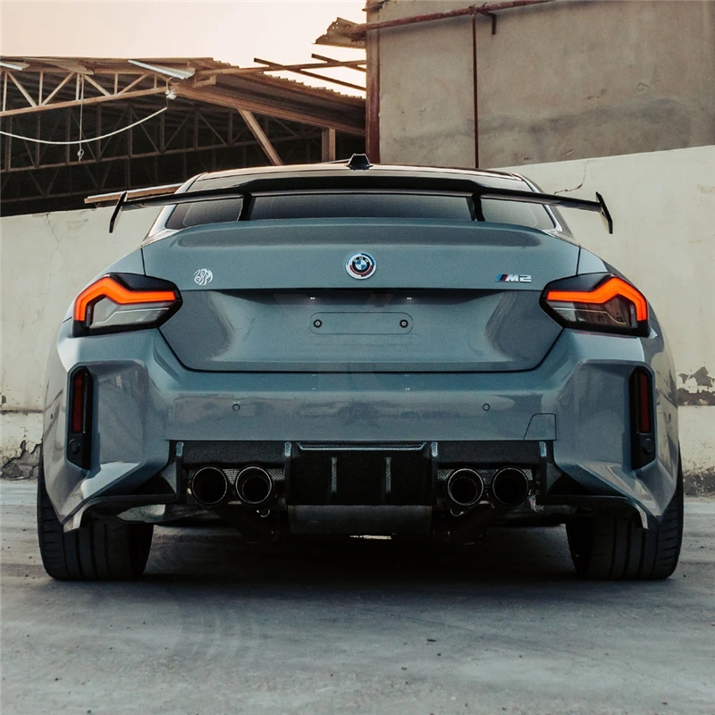 Dry Carbon Fiber DCF PF Edition 1 Style Rear Lip Diffuser Fit For 2023-2024 BMW G87 M2 R44
