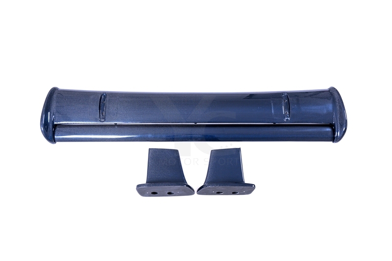 Blue Carbon Fiber CF OEM Style Rear Spoiler Wing w/ Jun Higher Leg Fit For 1999-2002 Nissan Skyline R34