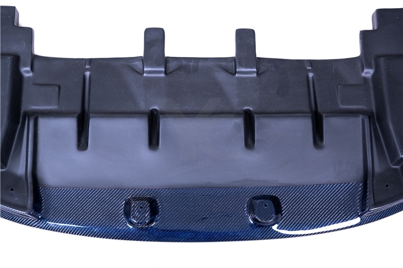 Blue Carbon Fiber CF OEM Front Bumper NI Style Bottom Lip w/ Undertray Fit For 1999-2002 Nissan Skyline R34 GTR