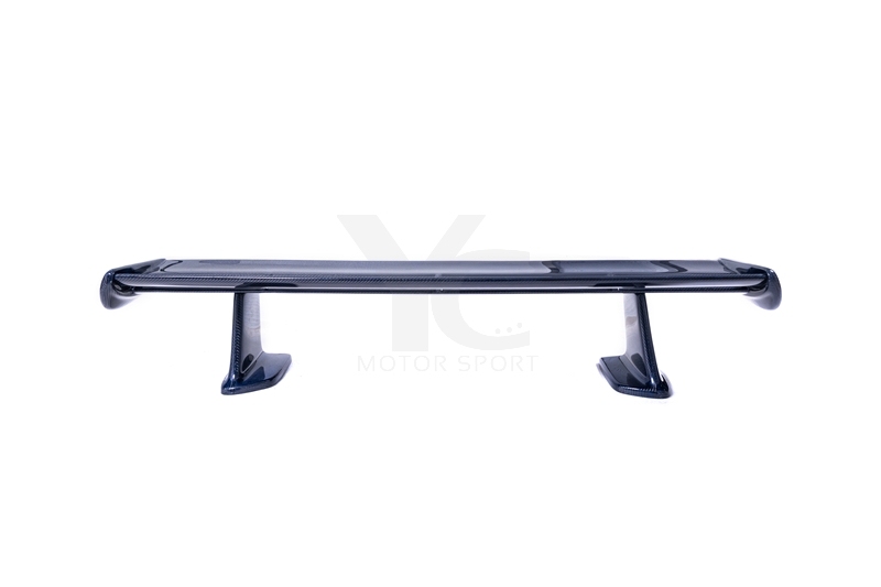 Blue Carbon Fiber CF OEM Style Rear Spoiler Wing w/ Jun Higher Leg Fit For 1999-2002 Nissan Skyline R34