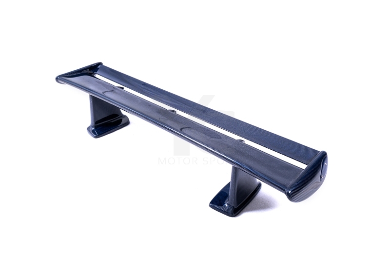 Blue Carbon Fiber CF OEM Style Rear Spoiler Wing w/ Jun Higher Leg Fit For 1999-2002 Nissan Skyline R34
