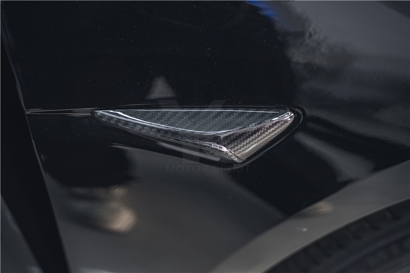 Car-Styling Dry Carbon Fiber DCF Model 3 Interior Trim Kit Fit For 2023-2024 TESLA Model 3 Interior Trim Kit Twill Carbon Weave
