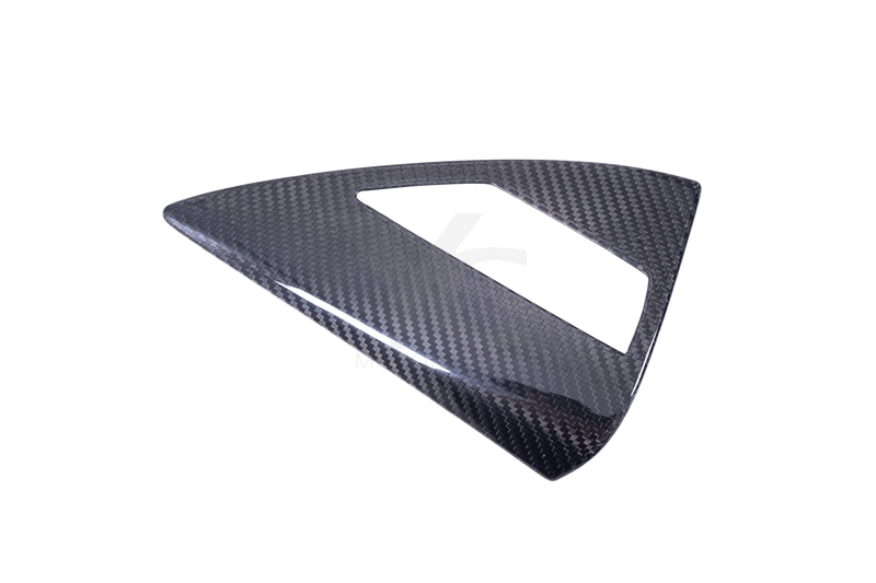 Car-Styling Dry Carbon Fiber DCF Charging Cap Cover Fit For 2023-2024 TESLA Model 3 Twill Carbon Weave