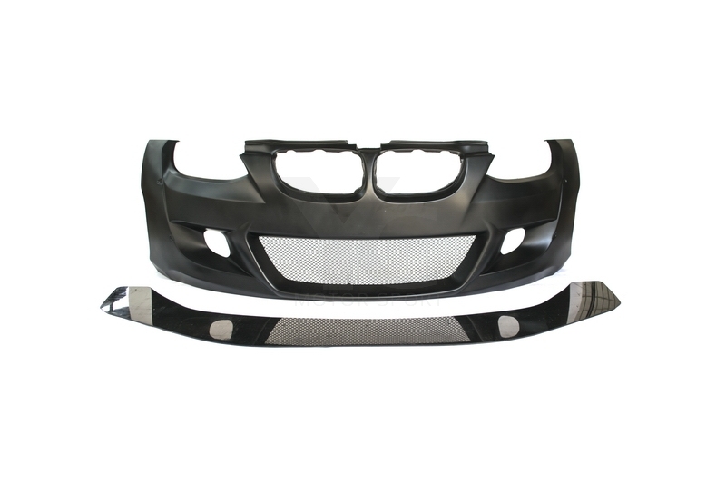 FRP Fiber Glass PD Style Bodykits Fit For 2007-2013 E92 M3 RB Body Kit Front Bumper Lip Fender Flare Spat Spoiler Wing Side Skirt