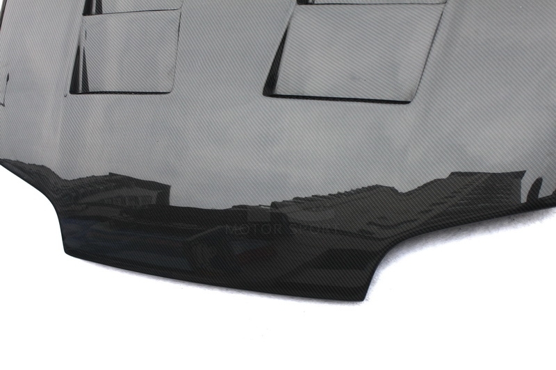 CF Carbon Fiber Supra MK4 TS Style Hood Fit For 1993-2002 Toyota Bonnet Engine Cover