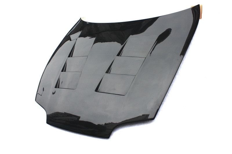 CF Carbon Fiber Supra MK4 TS Style Hood Fit For 1993-2002 Toyota Bonnet Engine Cover