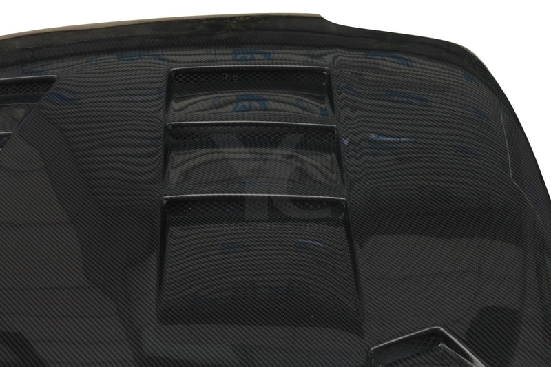 CF Carbon Fiber Supra MK4 TS Style Hood Fit For 1993-2002 Toyota Bonnet Engine Cover