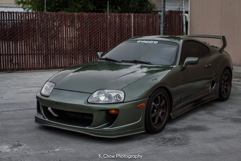 Car-Styling Fiber Glass FRP JZA80 RDX Style Bodykit Front Bumper Fender Fit For 1993-2002 Toyota Supra MK4 Side Skirt Body kits