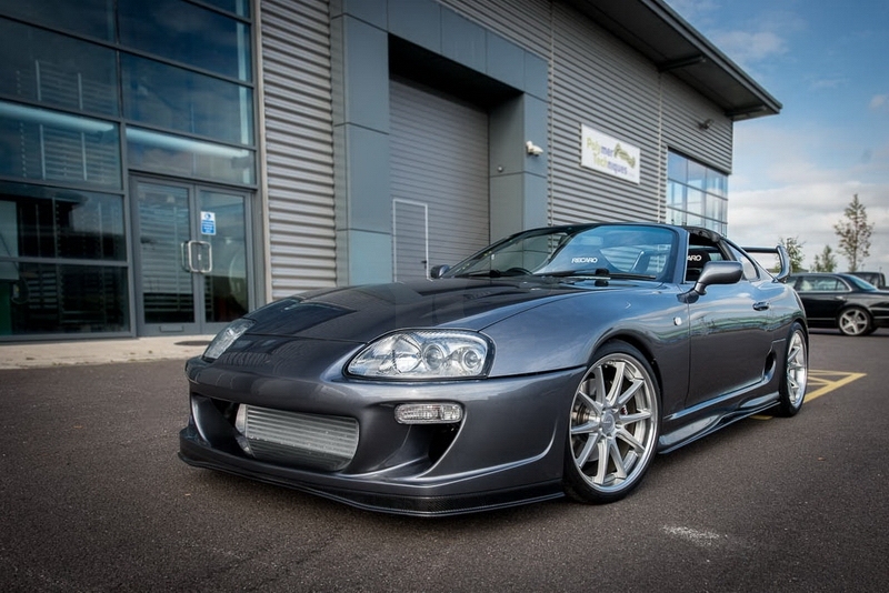 Car-Styling Fiber Glass FRP JZA80 RDX Style Bodykit Front Bumper Fender Fit For 1993-2002 Toyota Supra MK4 Side Skirt Body kits