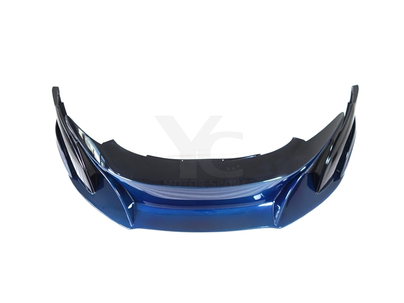 Blue Carbon Fiber CF 675LT Style Front Bumper Fit For 2014-2017 McLaren 650S