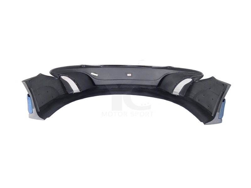 Blue Carbon Fiber CF 675LT Style Front Bumper Fit For 2014-2017 McLaren 650S