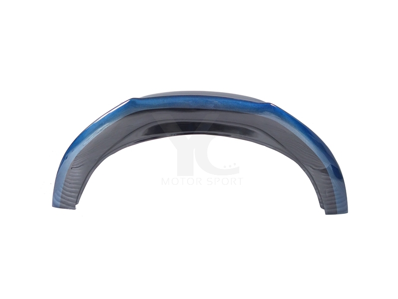 Blue Carbon Fiber CF 675LT Style Front Bumper Fit For 2014-2017 McLaren 650S