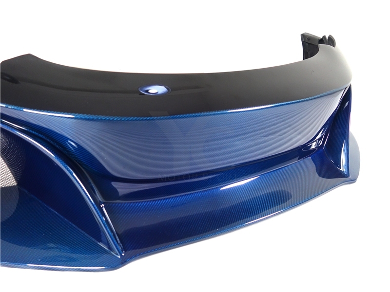 Blue Carbon Fiber CF 675LT Style Front Bumper Fit For 2014-2017 McLaren 650S