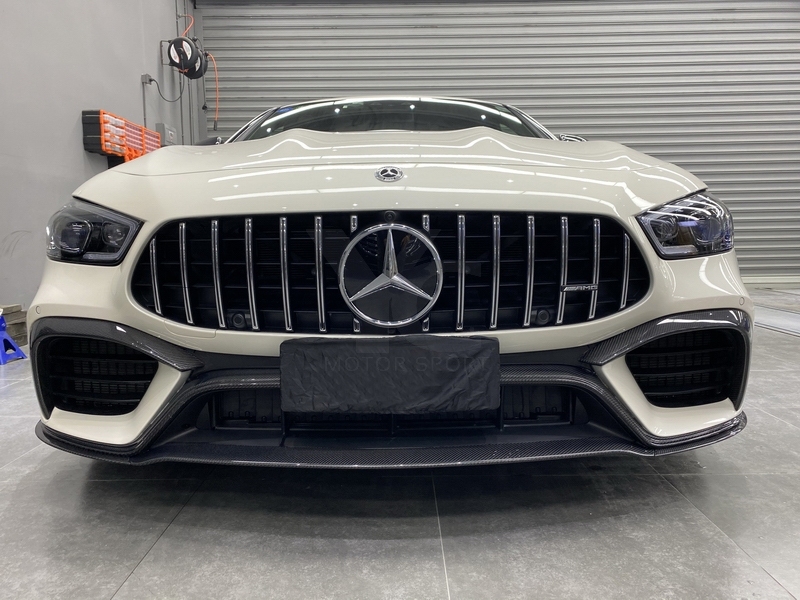 Carbon Fiber CF EDITION1 Aerodynamic Package Style Front Bottom Lip Fit For 2019-2023 Mercedes Benz MB AMG GT63 & S 4D Coupe X290