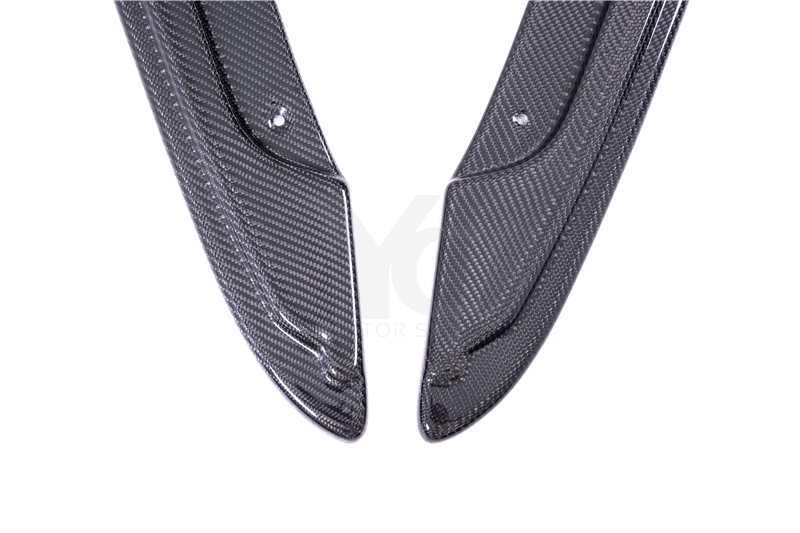 Carbon Fiber CF MXT Style Rear Bumper Caps Fit For 2013-2018 AUDI RS6 C7 Avant