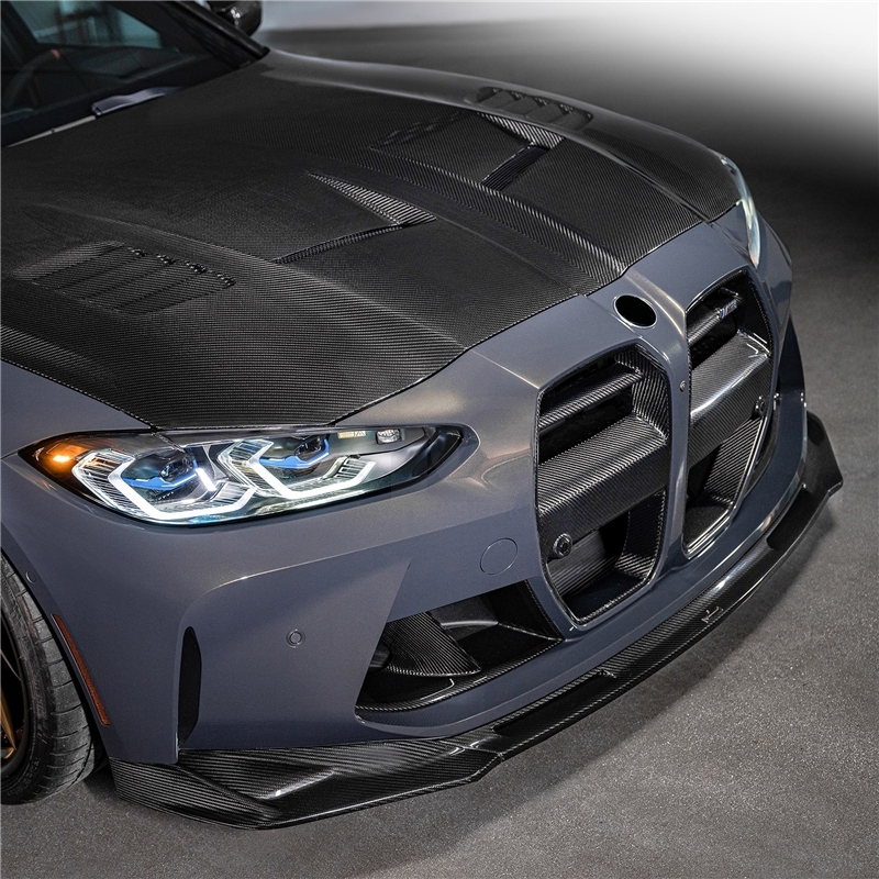 Car-Styling Dry Carbon Fiber DCF VRS GTS-V Style Hood Engine Cover Bonnet Fit For 2021-2023 BMW G80 M3 G82 M4