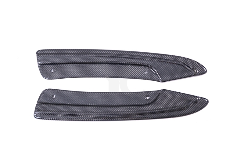 Carbon Fiber CF MXT Style Rear Bumper Caps Fit For 2013-2018 AUDI RS6 C7 Avant