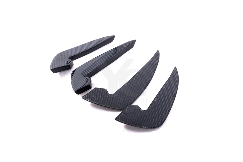 CF Carbon Fiber Avant RS01R Front Bumper Canards Fit For 2020-2022 Audi RS4 B9.5