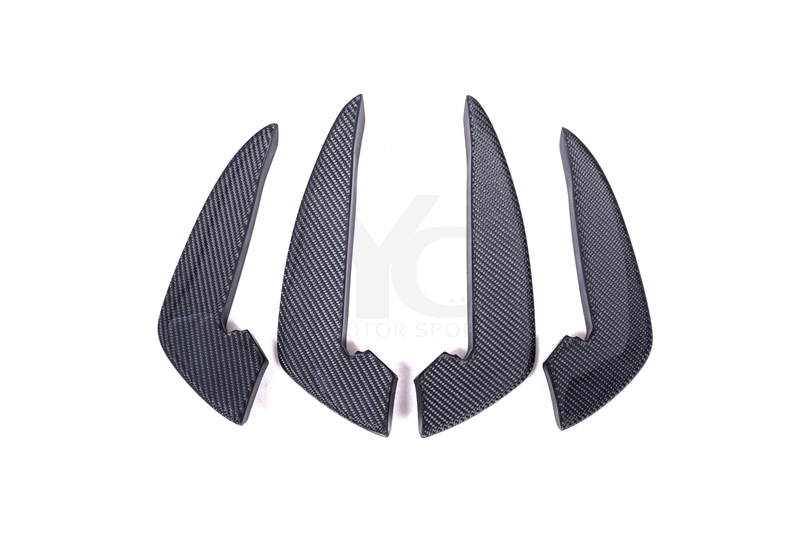 CF Carbon Fiber Avant RS01R Front Bumper Canards Fit For 2020-2022 Audi RS4 B9.5