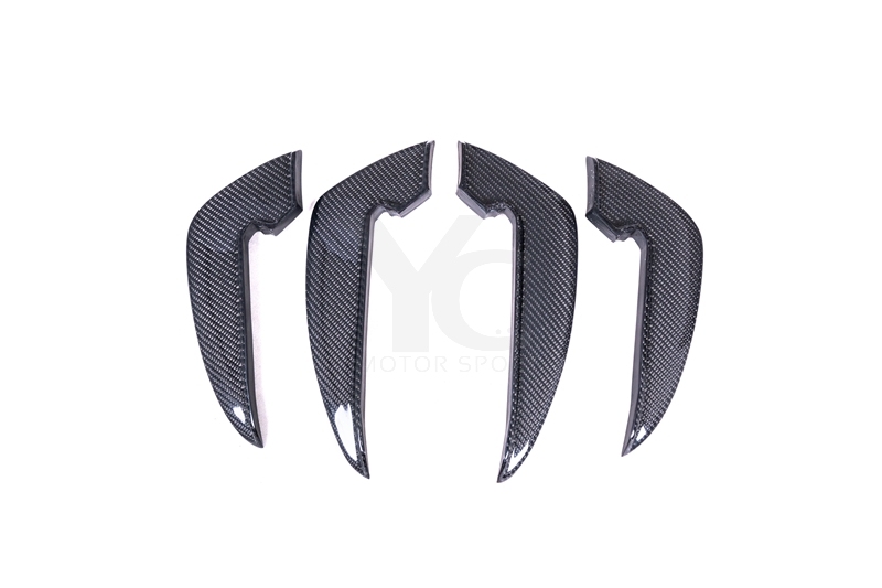 CF Carbon Fiber Avant RS01R Front Bumper Canards Fit For 2020-2022 Audi RS4 B9.5