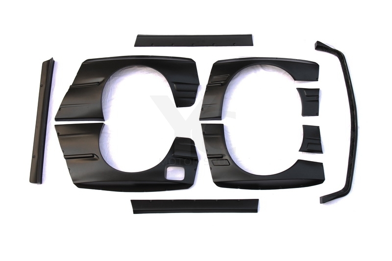 1984-1991 BMW E30 Coupe GRD PD RB Style Wide Body Kit including Front Lip, Fender Flare Kit, Side Skirts & Rear Wing