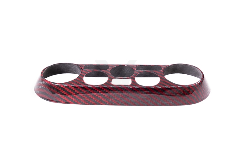 Red Carbon 2015-2019 Ferrari F488 GTB & Spider OEM Style Air Con Control Panel