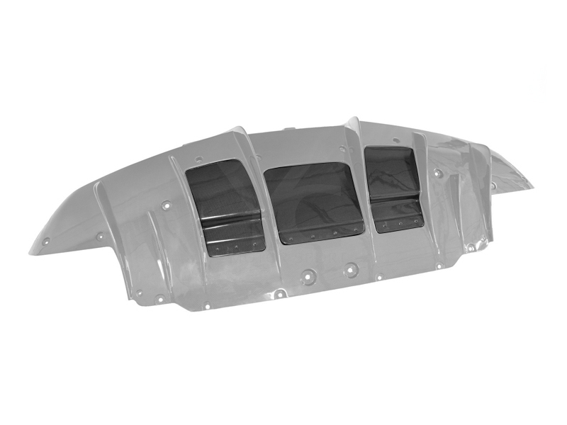 Dry Carbon Fiber DCF 2019-2023 Ferrari F8 Tributo & Spider Rear Diffuser Panels