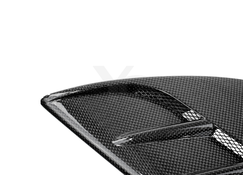 Dry Carbon Fiber DCF 2015-2019 Ferrari F488 GTB & Spider GT Style Side Air Vents Fins Replacement