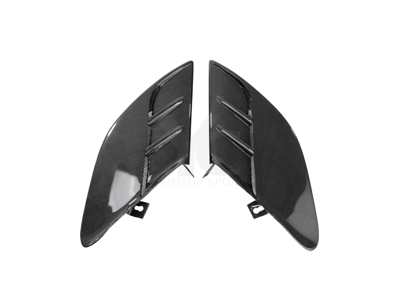 Dry Carbon Fiber DCF 2015-2019 Ferrari F488 GTB & Spider GT Style Side Air Vents Fins Replacement