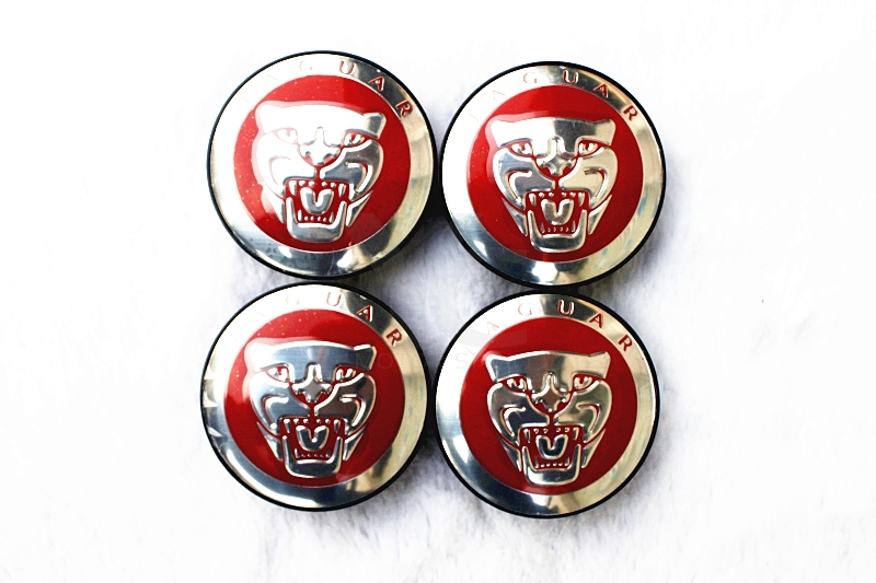 4PCS NEW Car Wheel Center Hub Caps Cover For Ford Jaguar AMG