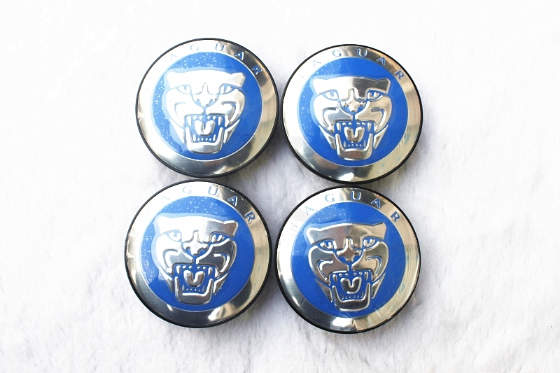 4PCS NEW Car Wheel Center Hub Caps Cover For Ford Jaguar AMG