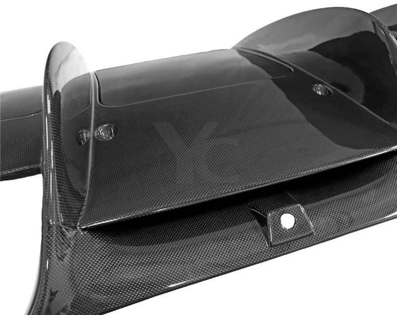 2019-2023 Ferrari F8 Tributo & Spider OEM Style Dry Carbon Fiber Rear Diffuser & Panels