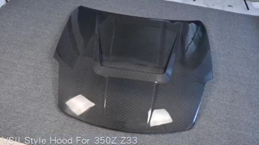 2002-2005 Nissan 350Z Z33 VSII Style Hood Bonnet Engine Cover