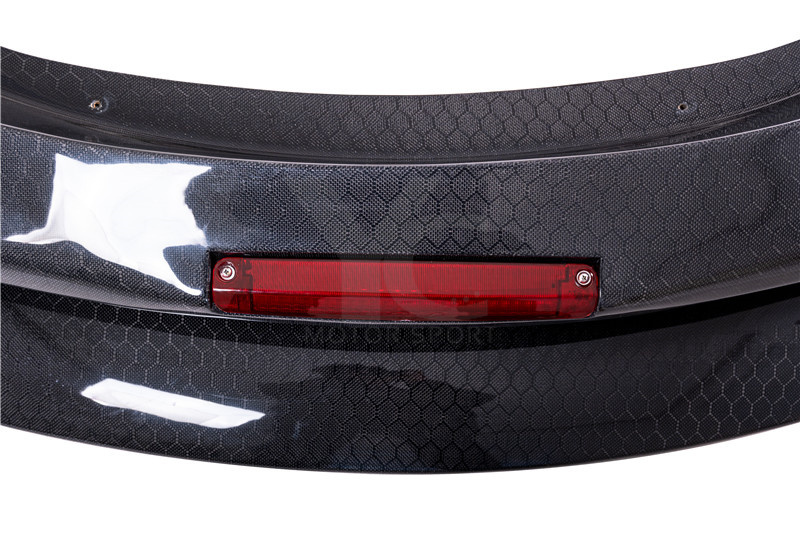 Honey Comb Carbon Weave 2009-2020 Nissan 370Z Z34 AMUSE Style Rear Spoiler with Break Light