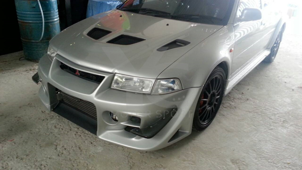 1998-2000  Mitsubishi Evolution 5 6 D1 Style Front Bumper