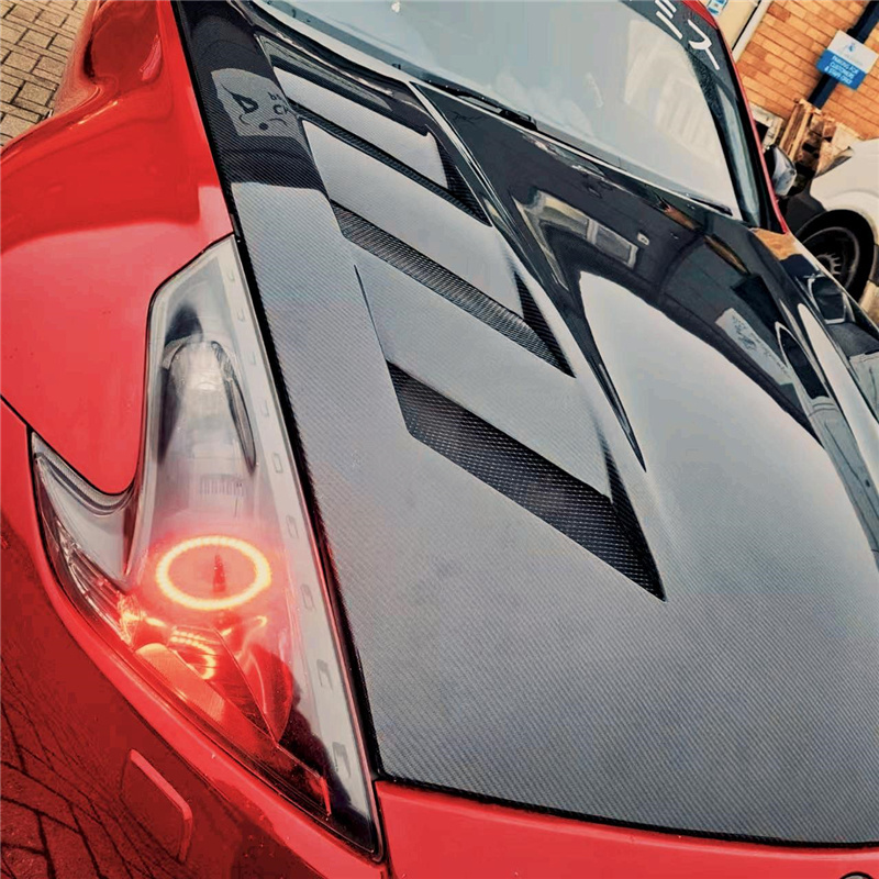 2009-2020 Nissan 370Z Z34 Coupe AMUSE Style Hood Bonnet Engine Cover