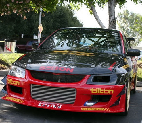 2001-2007 Mitsubishi Lancer Evolution 7-9  Block-off Headlight Replacement LHS