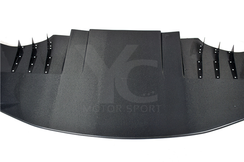 2004-2007 Mitsubishi Lancer Evolution 8-9 VOLTEX Cyber VS Style Front Bumper Diffuser (1900mm Wide)