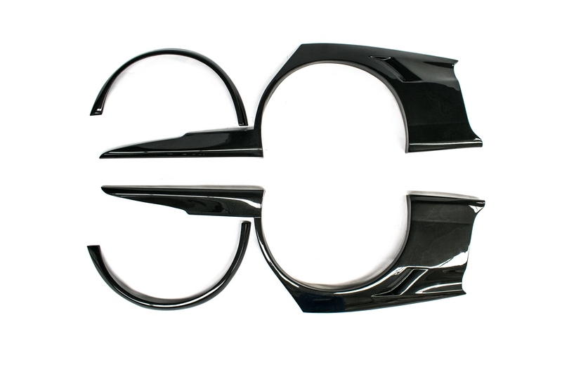 2006-2007 Mitsubishi Lancer Evolution 9 VOLTEX Cyber VS Style +30mm Rear Fender Panels