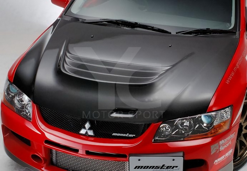 2003-2007 Mitsubishi Evolution 8-9 Garage Mak Style Hood