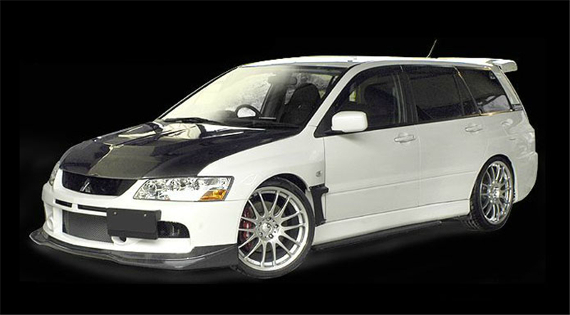 2006-2007 Mitsubishi Evolution 9 VS Style Front Lip
