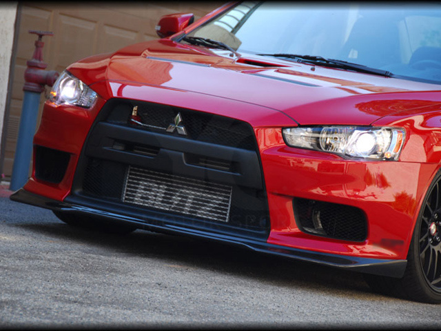 2008-2017 Mitsubishi Lancer Evolution EVO X Ralliart Style Front Lip