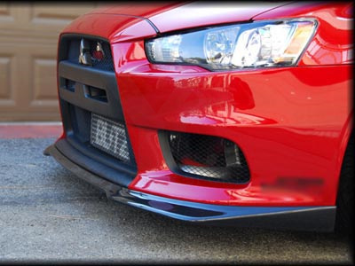 2008-2017 Mitsubishi Lancer Evolution EVO X Ralliart Style Front Lip