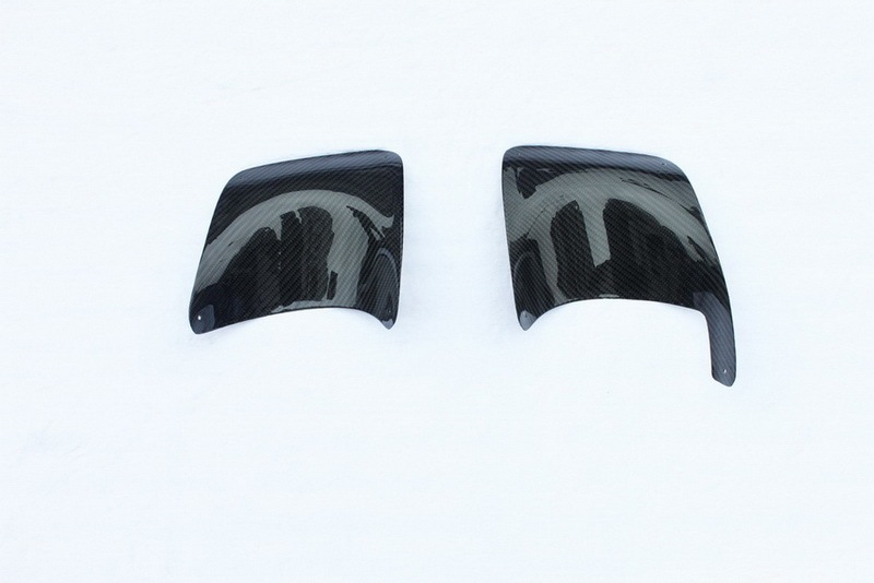 2008-2017 Mitsubishi Lancer Evolution EVO X Rear Bumper VARIS Style Exhaust Heat Shield (2pcs)