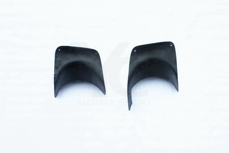 2008-2017 Mitsubishi Lancer Evolution EVO X Rear Bumper VARIS Style Exhaust Heat Shield (2pcs)