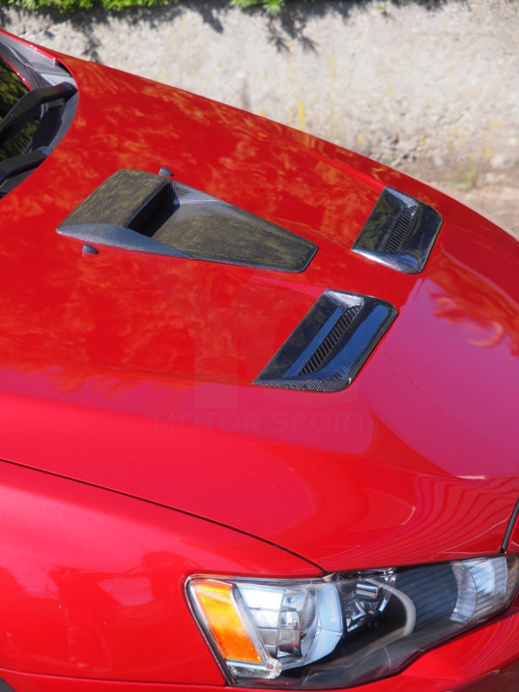 2008-2017 Mitsubishi Lancer Evolution EVO X Chargespeed Style Hood Vents