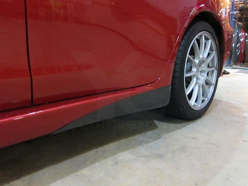 2008-2017 Mitsubishi Lancer Evolution EVO X VOLTEX Style Side Skirt Spats